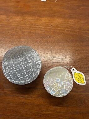 2 Jenny Lemons Disco Ball Hair Claw Clips one NWT